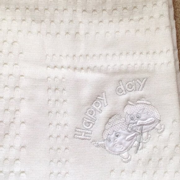 Other - White Baby Boy Girl Receiving Blanket Christening Shower Gift Bedding